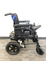 Dark Gray Drive Medical Cirrus Plus EC Folding Power Wheelchair