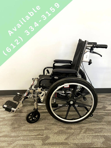 Black Drive Medical 14" Viper Plus Reclining Series Wheelchair