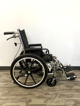 Beige Drive Medical 14" Viper Plus Reclining Series Wheelchair