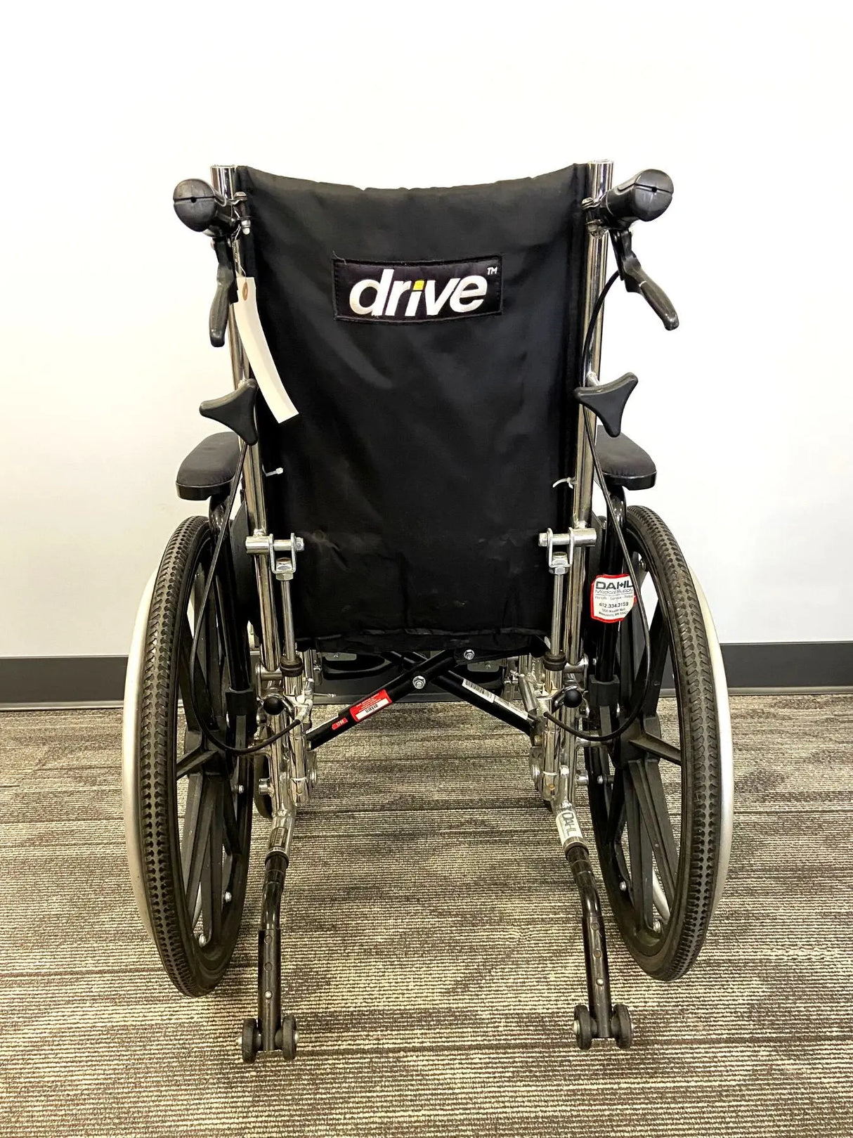 Dark Slate Gray Drive Medical 14" Viper Plus Reclining Series Wheelchair