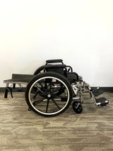 Beige Drive Medical 14" Viper Plus Reclining Series Wheelchair