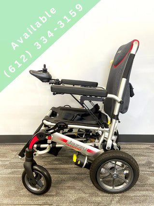 Light Gray Pride Jazzy Passport Electric Wheelchair