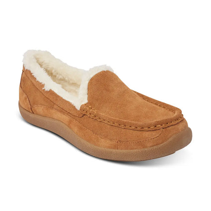 Anodyne No.39 Women's Diabetic Slipper Moc Toe, Camel - Main Image