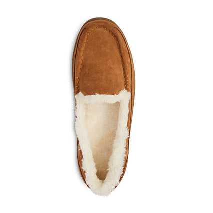 Anodyne No.39 Women's Diabetic Slipper Moc Toe, Camel - Top Image