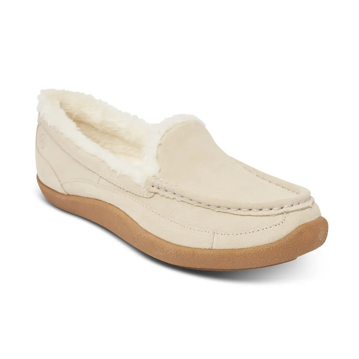 Anodyne No.39 Women's Diabetic Slipper Moc Toe, Sand - Main Image