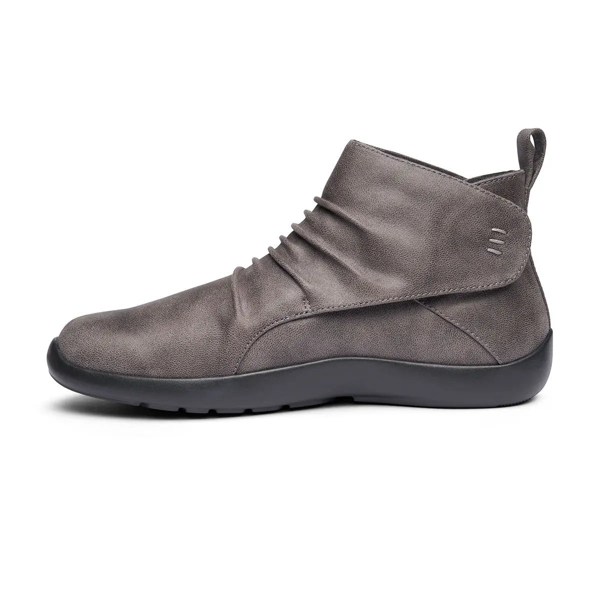 Anodyne No. 91 Women's Therapeutic Diabetic Casual Boot - Grey, Side Image | Dahl Medical Supply