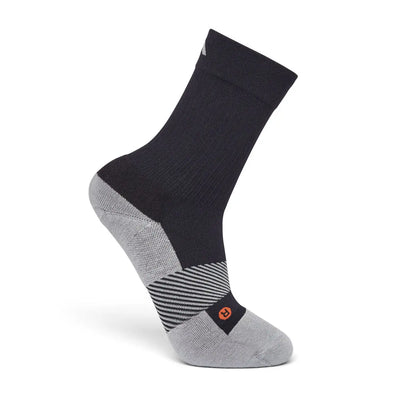 Anodyne Footwear No. 7 Crew Length Diabetic Socks, Black - Side Image | www.dahlmedicalsupply.com