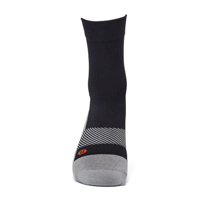 Anodyne Footwear No. 7 Crew Length Diabetic Socks, Black - Front Image | www.dahlmedicalsupply.com
