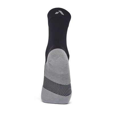 Anodyne Footwear No. 7 Crew Length Diabetic Socks, Black - Back Image | www.dahlmedicalsupply.com