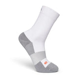 Anodyne Footwear No. 7 Crew Length Diabetic Socks, White - Side Image | www.dahlmedicalsupply.com