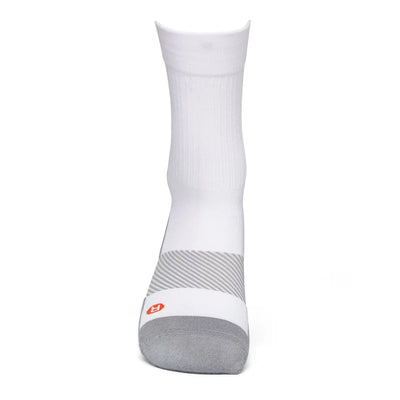 Anodyne Footwear No. 7 Crew Length Diabetic Socks, White - Front Image | www.dahlmedicalsupply.com