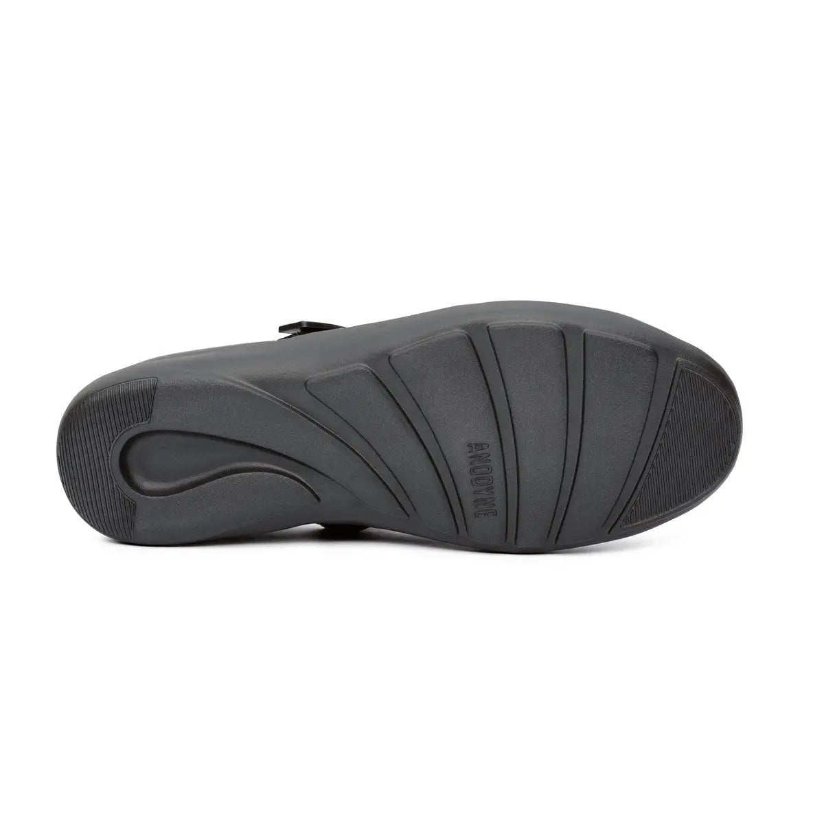 Dark Slate Gray No. 33 Casual Mary Jane Stretch - Black Stretch