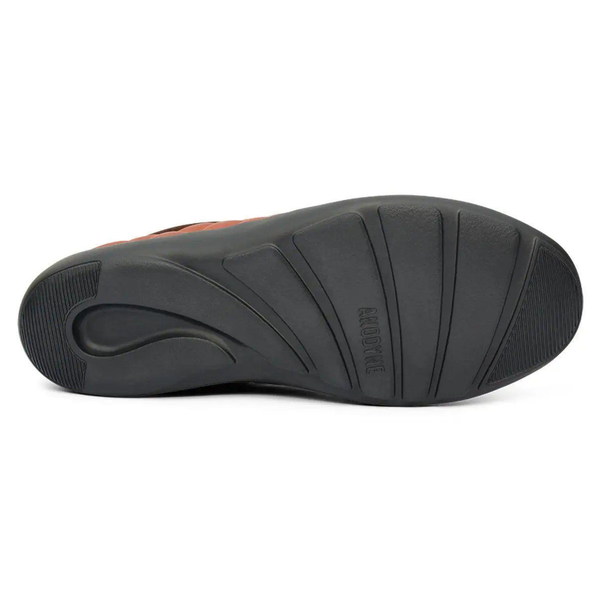 Anodyne No.75 Women's Therapeutic Diabetic Casual Sport Shoe, Saddle - bottom view | dahlmedicalsuppy.com
