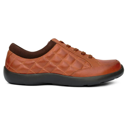 Anodyne No.75 Women's Therapeutic Diabetic Casual Sport Shoe, Saddle | dahlmedicalsuppy.com