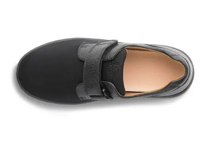 Dr. Comfort Annie X Double Depth Women's Diabetic Shoe, Black - Top View | Dahl Medical Supply