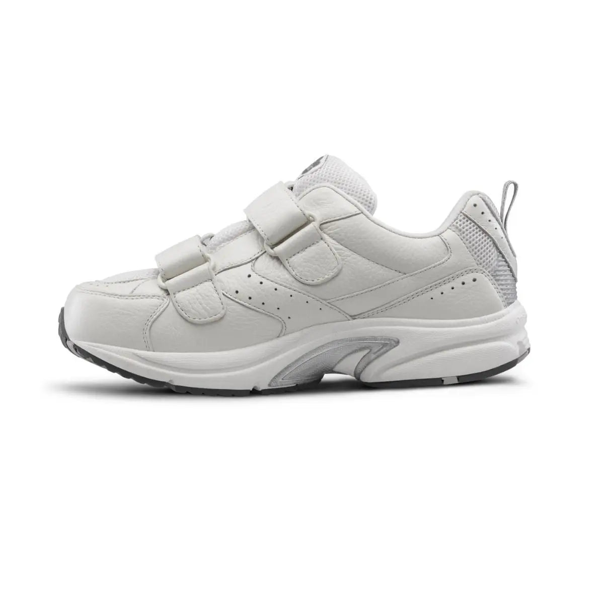 Dr. Comfort Men's Winner-X Therapeutic Double Depth Diabetic Walking Shoe, White - Side Image 2