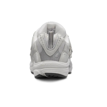 Dr. Comfort Men's Winner-X Therapeutic Double Depth Diabetic Walking Shoe, White - Heel Image