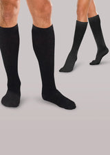 Gray 30-40 mmHg Core-Spun Firm Support Socks