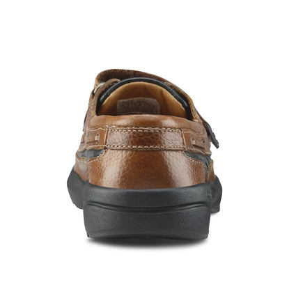 Dr. Comfort Mike Men's Boat Shoe, Heel Image