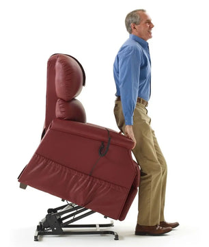 Infinite Position Lift Chair Rental - Standing Position - Dahl Medical Supply