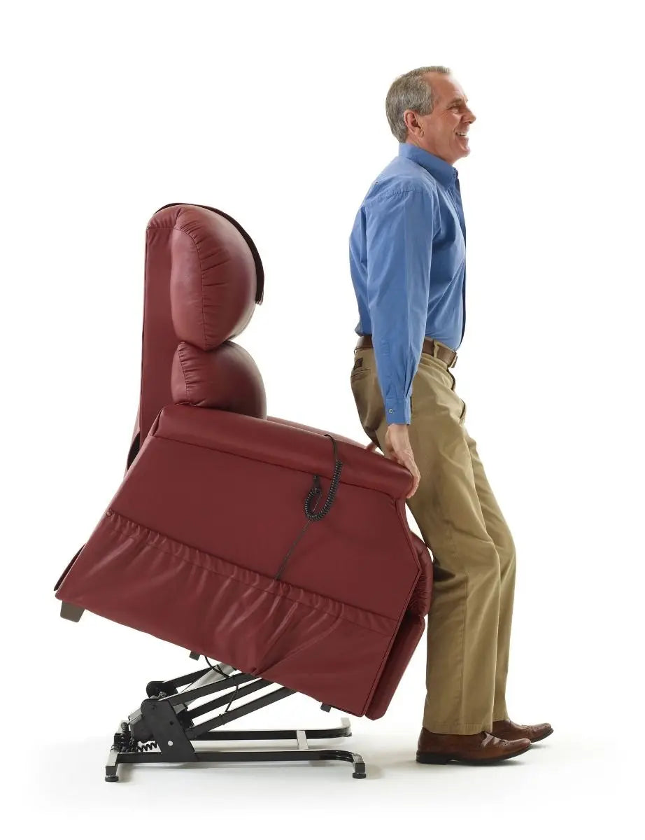 Infinite Position Lift Chair Rental - Standing Position - Dahl Medical Supply