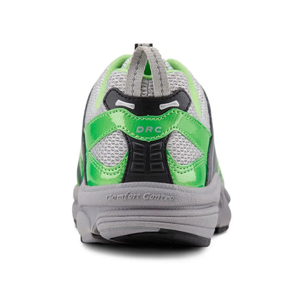 Dr. Comfort Refresh, Lime Women's Athletic Shoe | Heel Image