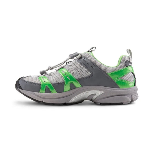 Dr. Comfort Refresh, Lime Women's Athletic Shoe | Left Side Image