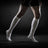 Black TheraSport Mild Compression Athletic Recovery Sock